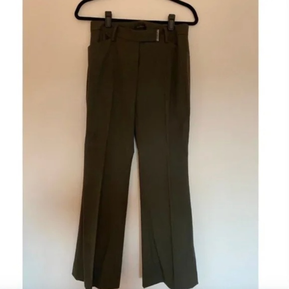 Elie Tahari Olive Wide Leg Trouser Pants [Size 4] - Picture 1 of 3